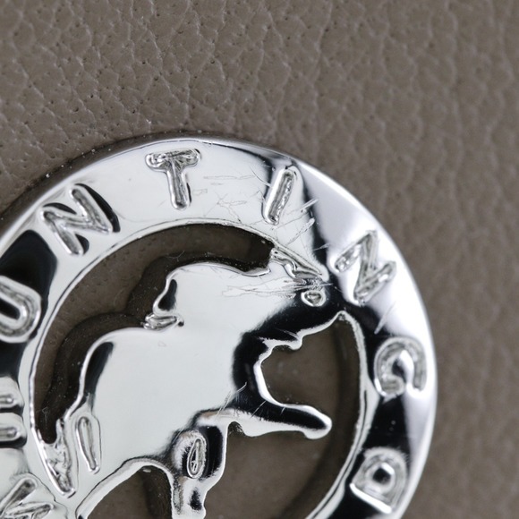 HUNTING WORLD Tri-fold wallet, leather, brown, snap button, women's, H141624922 - Picture 8 of 10